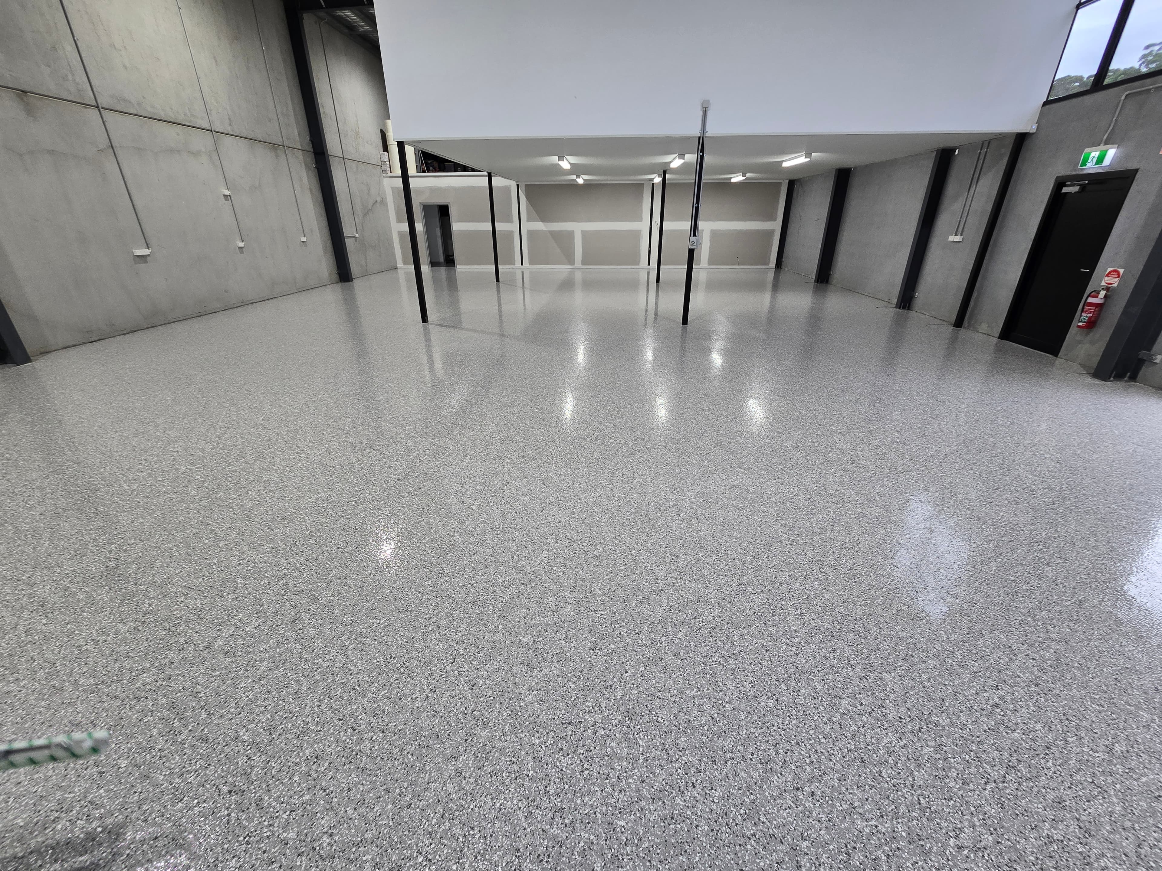 Commercial epoxy flooring installed by Dynamic Flooring Solutions on the Central Coast